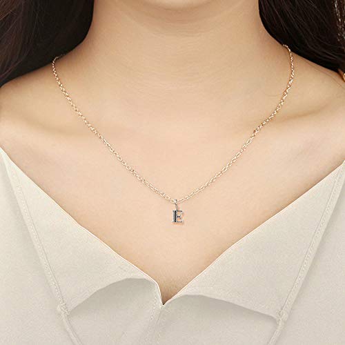 Image of FOURSEVEN Jewellery 925 Sterling Silver English Alphabet Letter Charm Pendant, Fits in Bracelet and Chain for Men and Women