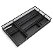 EsOfficce Drawer Organizer,Desk Organizer, Metal Mesh Drawer, Desk Drawer Organizer for Home Office and School,11.02X 6.10 X 1.38 Inch,Black