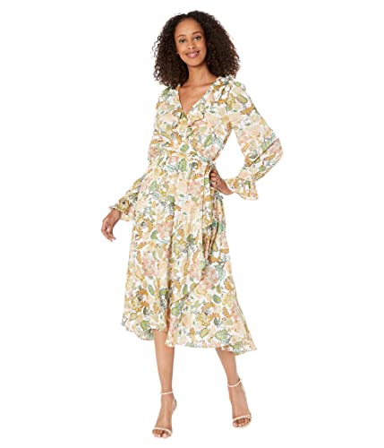 Buffalo David Bitton Damen Angelique Kleid, Botanischer Druck, X-Klein