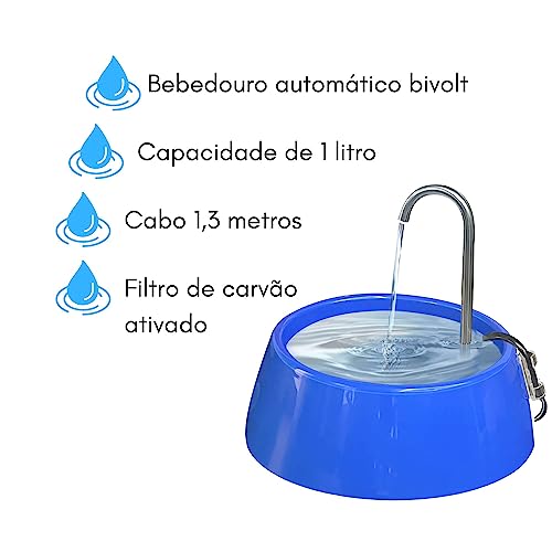 Fonte Mec Pet Little Azul 1L