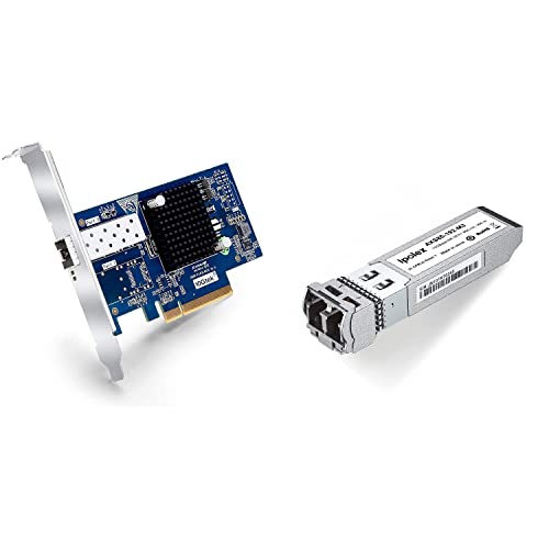 10Gbase-Sr Multimode Sfp + Lc Transceiver & 10Gb Sfp+ Pci-E Network Card (Compare To Intel X520-Da1(Intel E10G42Btda) #TOP23