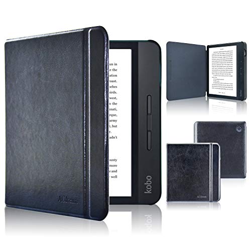 Kobo Libra H2O Case, ACdreamThe Thinnest and Lightest Leather Smart Cover Case