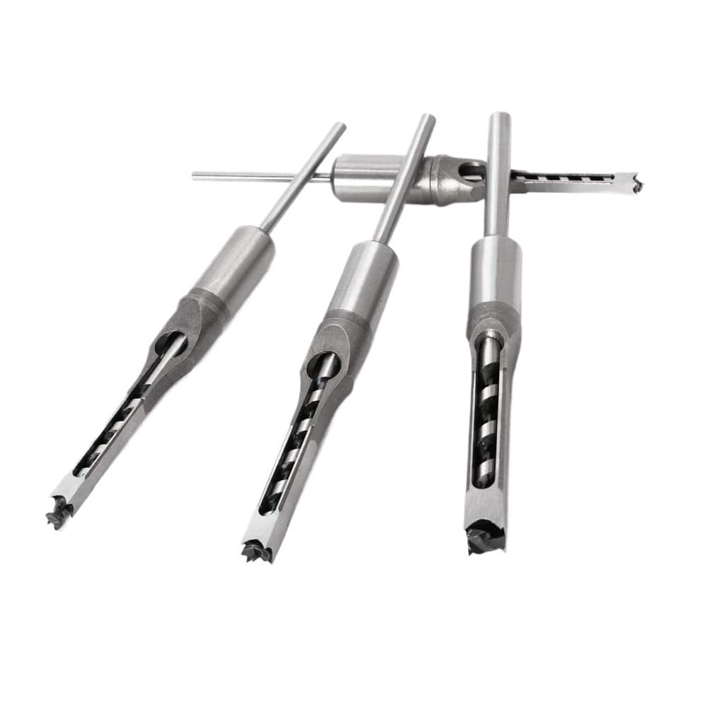 1 pz 6-25 mm HSS punte for trapano a foro quadrato elicoidale scalpello for mortasa a coclea sega estesa for utensili for la lavorazione del legno(8mm)