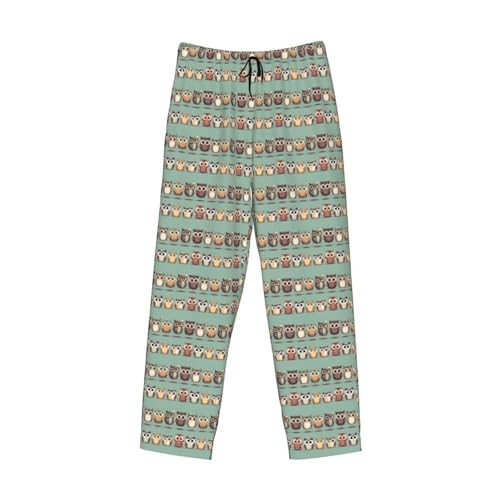 Pantalon de pyjama homme chouettes idée cadeau nuit confortable - 5
