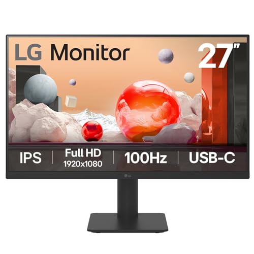 Image of LG 27MS570B IPS Full HD (1920 x 1080) Monitor, 27 Inch, 100Hz, Anti-Glare, HDMI x 2, USB-C with PD65W, Height /Tilt Adjustable Stand, in-Built Speakers, Head Phone Out, Reader Mode, Flicker Safe
