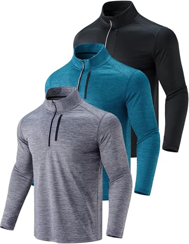 Pull performant homme à quart de zip pour le sport au quotidien