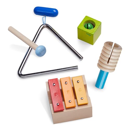 Coffret Plaisir de la Musique HABA : Cadeau en Bois Idéal Enfant 2 Ans
