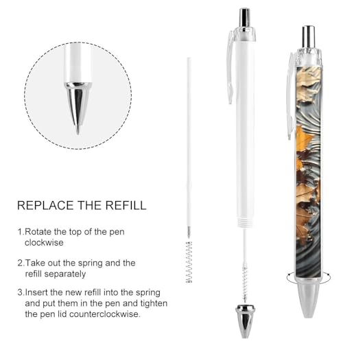 Bolígrafos retráctiles de tinta negra 0.5 mm miniatura 4