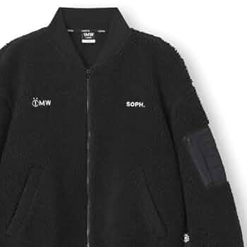 極美品 FCRB SOPH リバーシブル MA1 ジャケット ブルゾン M Amazon.co.jp: M黒SOPH.GUコラボ フリースMA-1ブルゾン バンダナ
