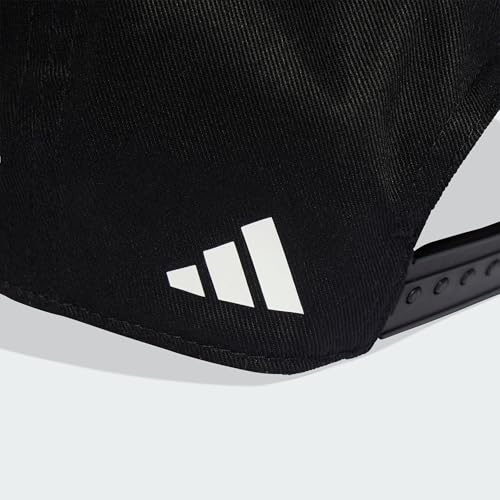 adidas Unisex Linear Baseball Hat, Black/White, S-M – Ansicht 4