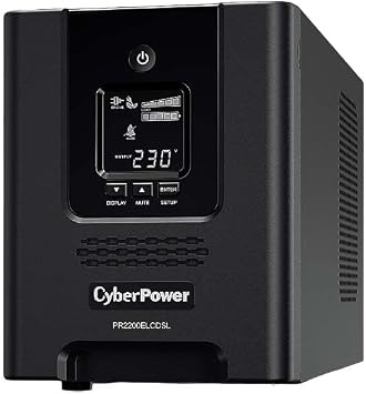 Cyberpower PR2200ELCDSL Professional Tower series, 2200VA/1980W, 8 IEC C13 + 1 IEC C19 outlets, Business software, Tower, Black