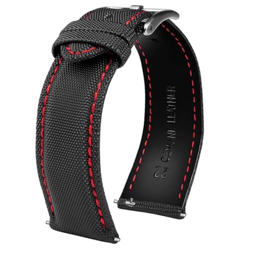 Bracelet montre 22mm nylon rapide : fini les irritations de peau