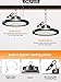 ONLYLUX UFO LED High Bay Lights 300W 4Pack 45000lm Super Bright 6000K High Bay Led Shop Light(1200W MH/HPS Eqv.) with Plug 5' Cable and Hook Ring Led Shop Lighting for Garage Gym Warehouse Workshop