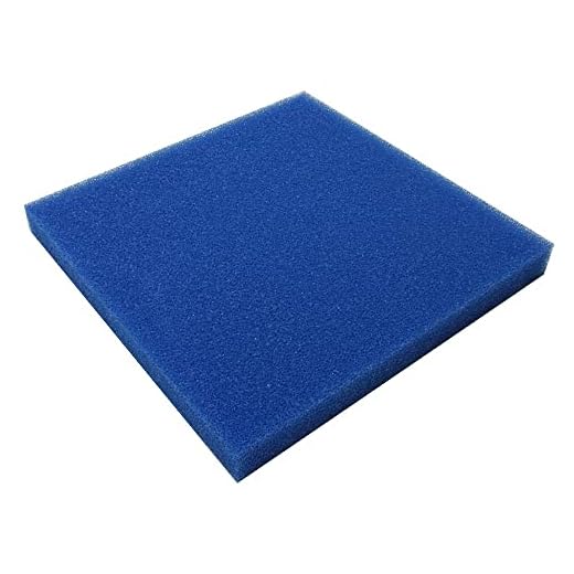 JBL Mousse filtr. bleue maille large 50505cm