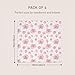 GLLQUEN BABY Muslin Swaddle Blankets 4-Pack Breathable Receiving Blankets (35