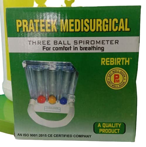GENERIC PRATEEK MEDISURGICAL THREE BALL SPIROMETER