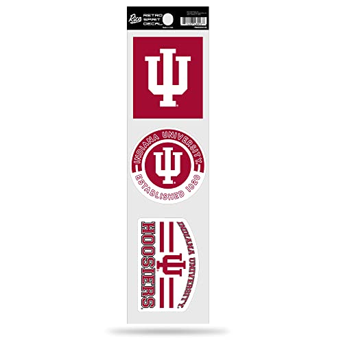 Rico Industries NCAA Indiana Hoosiers Retro Decal Set