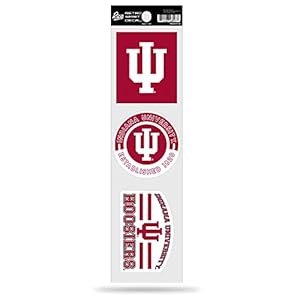 Rico Industries NCAA Indiana Hoosiers Retro Decal Set