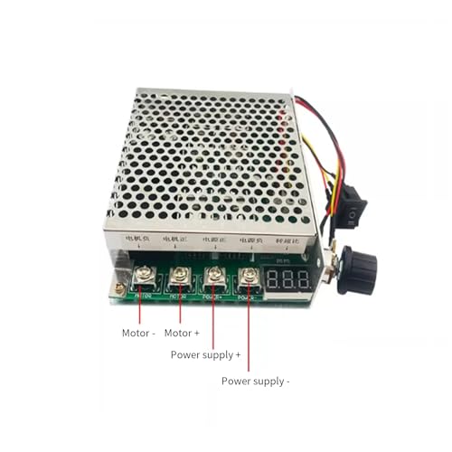 Controlador de velocidad con pantalla digital 60A y rango 10-55V para control reversible PWM 2