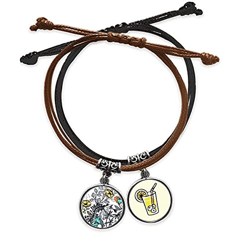 Bracelet Camellia l'art moderne le cadeau floral idéal en cuir et corde main