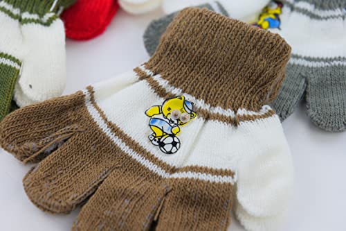 Image of ToBeInStyle Kids Pack of 6 Warm Winter Gloves