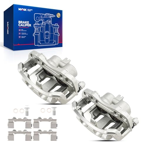 Image of KAX Disc Brake Caliper Assembly Fit for Nissan Frontier 1999 2000 2001 2002 V6 3.3L, Front Left and Right, Driver and Passenger Side