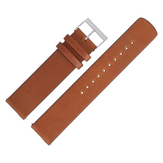 Skagen Uhrenarmband 20mm Leder Braun - SKW6355