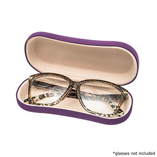 Image of Noble Hard Shell Glasses Case - Protective Eyeglass Case for Glasses with Microfiber Cleaning Cloth and Pouch