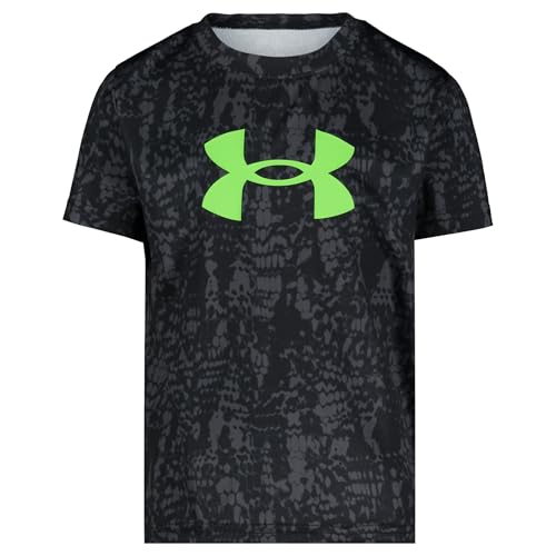 Image of Under Armour Boys' Short Sleeve Logo Graphic T-Shirt, Lightweight & Breathable, Relaxed Fit