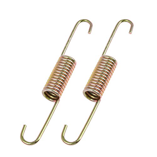 sourcing map 13,5 cm Muelle Para Caballete Resorte De Retorno De Soporte Lateral De Pata De Cabra para Motocicleta 2Pcs