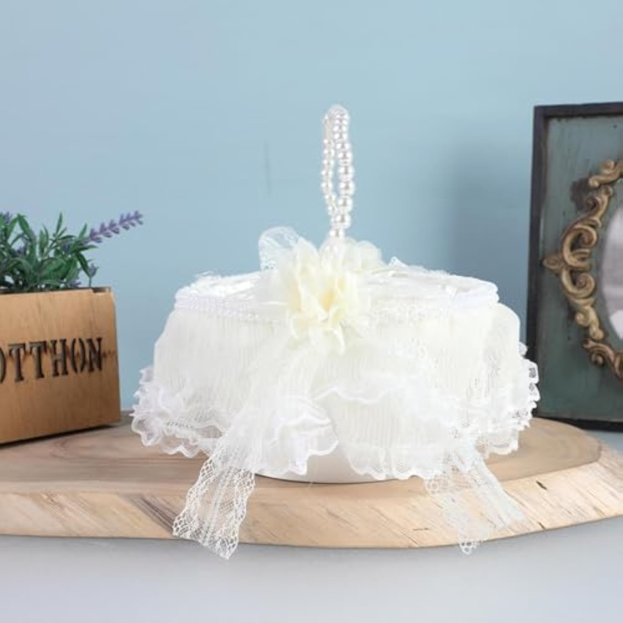 Wedding Flower Basket for Anniversary Ceremony