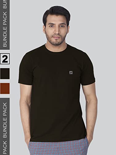 Image of Lux Nitro Pack of 2 Men's Round Neck Tshirt