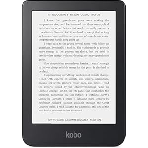 Kobo Clara 2E | eReader | Glare-Free 6” HD Touchscreen | Comfort Light PRO Blue Light Reduction | Adjustable Brightness | WiFi | 16GB of Storage | Carta E Ink Technology| Deep Ocean Blue