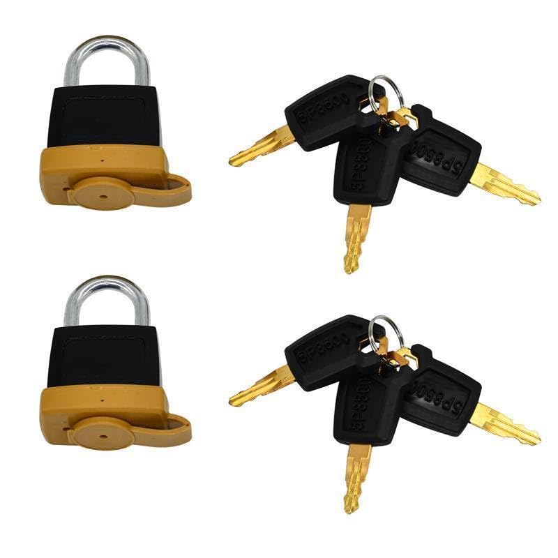 5P8500 2Set Padlock with 6 Key 246-2641 Compatible with AS2302 AS2302C AS3251C AS3301C AS4252C