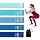 5-Pack Resistance Bands Set for Working Out, Strength Training, Stretching, Pilates, Yoga, Physical Therapy - Elastic Exercise Bands for Home Gym, Legs, Glutes, Arms - Ideal for Women & Men