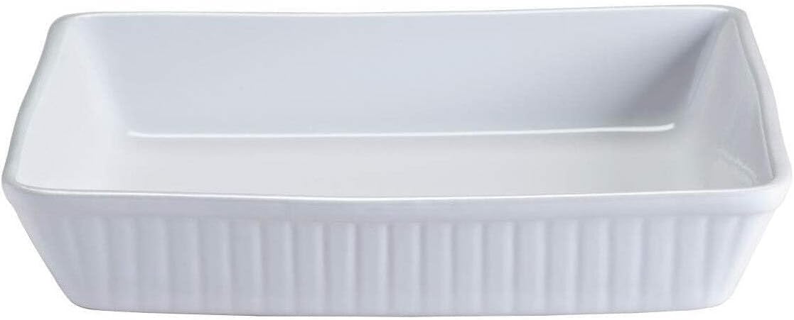 Classic Collection White Rectangular Oven Dish