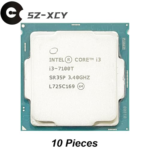 CPU i3-7100T 3.4GHz 35W quatre threads pour réduction consommation - 2