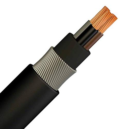 Sel Black 6Mm 3 Core Swa Armoured Cable 5 Meters 6943X