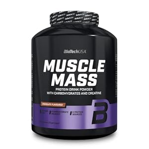 Biotech USA Muscle Mass aardbei 4000 g