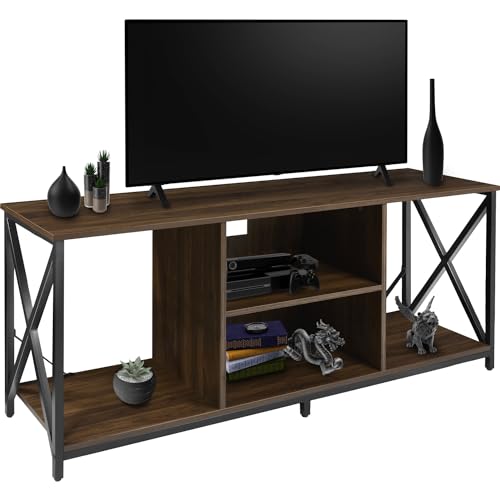 Reviews de Mesas para TV comprados en linea. 49 RACK & PACK Mueble Buro TV con Repisas 1.40 Metros Pantallas 60 Pulgadas 3 Niveles Soporta 100 Kg Mesa Centro de Entretenimiento para Televisores Moderno Minimalista Mueble...