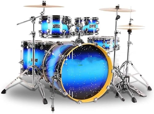 Generico Batteria per Principianti - Set Completo di percussioni per
