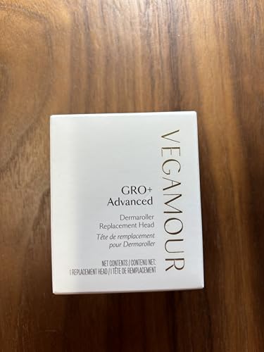 VEGAMOUR GRO+ Advanced Dermaroller Replacement Head | 1,200 Microneedle 0.25mm Scalp Tool | Gently Exfoliates the Scalp | Wide Head for Maximum Coverage