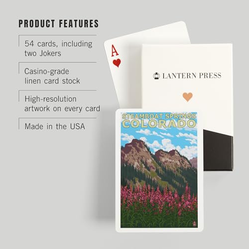 52 Naipes de Poker Steamboat Springs, Colorado miniatura 3