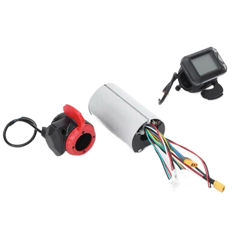 Regulador Patinete Electrico Bicicleta eléctrica de fibra de carbono de 5,5 pulgadas, controlador de 24/36 V, 250/350 W, juego de frenos y monitor, accesorio de aleación for bicicleta eléctrica Contro