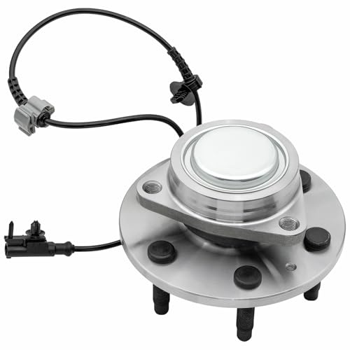Vurkcy RWD Front Wheel Bearing Hubs Assembly Fit for Cadillac Escalade ESV, Chevy Avalanche, Silverado 1500, Suburban 1500, Tahoe, GMC Sierra 1500, Yukon XL 1500, 6 Lugs w/ABS, OEM 515097, 1PCS by Vurkcy - Used condition - US$33.77