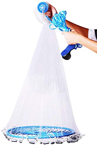 Grljd Fishing Equipment/Hand Smashing Net Adult Automatic Fishing A Variety of Materials A Variety (Edition : Height 3.6m steel drop) (Size : Height 3.6m steel drop)