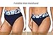 CharmLeaks Womens Bikini Swimsuits Adjustable Strap Bikini Halter Swimwear Navy S