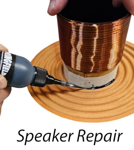 Black Rubber Toughened CA Glue - 2oz Premium Cyanoacrylate Super Glue - Medium-Thick 500 CPS Viscosity Adhesive - RC Tire Glue, Speaker Repair, Knot Filler, Woodworking, Hobby by Springfield Speaker - Image 4