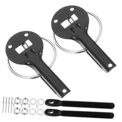 Cabilock Universal Racing Car Hood Pin Set 1 Set Hood Lock Aluminum Alloy for Cars