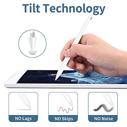 Uogic Stylus Pen for iPad 9th&10th Generation,Palm Rejection with Magnetic,Pen for iPad Compatible with (2018-2023) Apple iPad Pro 11&12.9 inch, iPad 6/7/8/9/10th, iPad Mini 5/6th, iPad Air 3/4/5th - Image 3